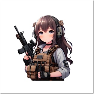 Tactical Girl Posters and Art